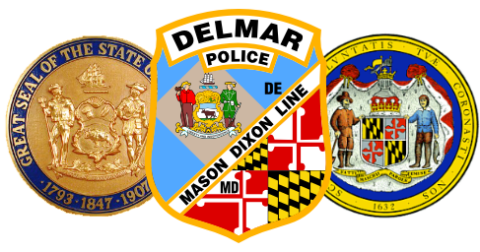 Delmar Police Department logo.